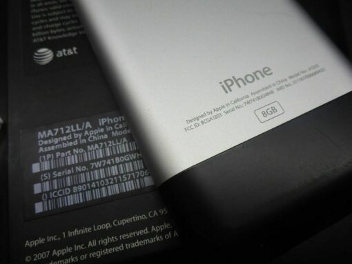 iPhone 2G 8GB in ORIGINALVERPACKUNG ERSTAUSGABE 1.Generation Apple USA 1st 1th – Bild 5