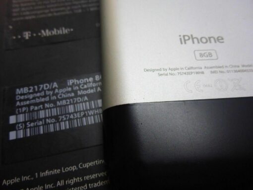 iPhone 2G 8GB in ORIGINALVERPACKUNG ERSTAUSGABE 1.Generation sehr schön 1st 1G – Bild 6