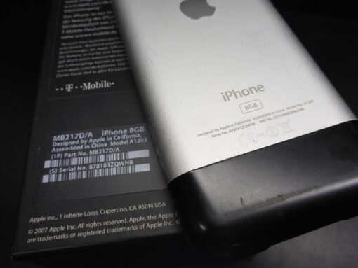 iPhone 2G 8GB in ORIGINALVERPACKUNG ERSTAUSGABE der 1. Generation  ** RARITÄT ** – Bild 11