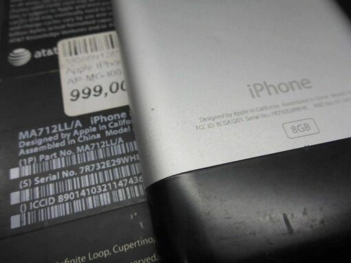 iPhone 2G 8GB in ORIGINALVERPACKUNG ERSTAUSGABE der 1. Generation RARITÄT schön – Bild 11