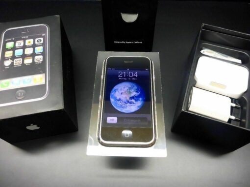 iPhone 2G 8GB in ORIGINALVERPACKUNG ERSTAUSGABE der 1. Generation RARITÄT schön