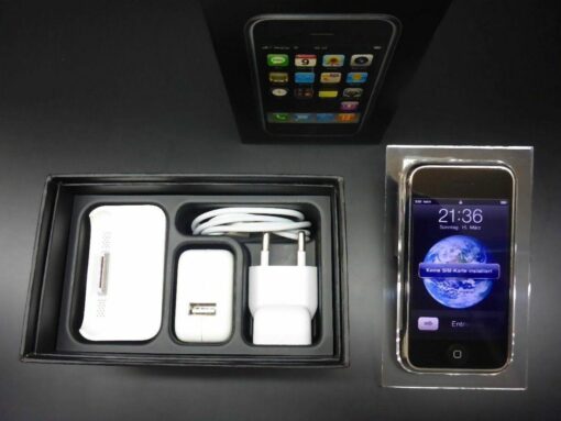 iPhone 2G 8GB sehr schön OVP 1st  ERSTAUSGABE 1. Generation RARITÄT 2th in OVP