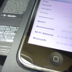 iPhone 3G 8GB schwarz black in OVP Apple MB490DN/A RARITÄT gepflegt schön