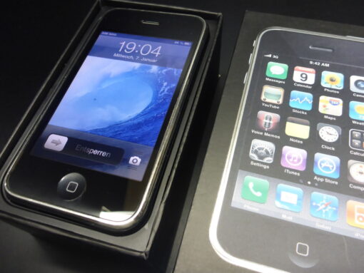 iPhone 3GS 16GB schwarz mit OVP ohne Simlock ORIGINAL mit Verpackung