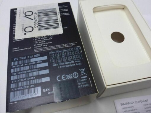 nur VERPACKUNG für htc TOUCH 2 * ohne Inhalt * Box Schachtel Karton – Bild 5