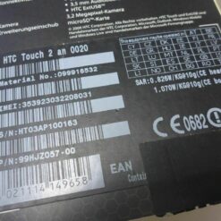 nur VERPACKUNG für htc TOUCH 2 * ohne Inhalt * Box Schachtel Karton