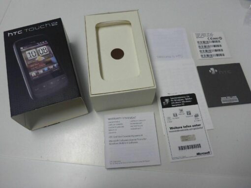 nur VERPACKUNG für htc TOUCH 2 * ohne Inhalt * Box Schachtel Karton