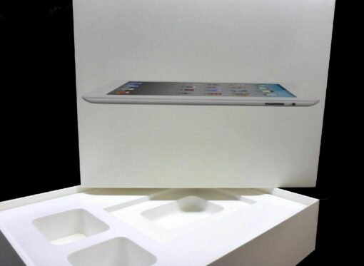 nur VERPACKUNG für iPad 2 Wi-Fi 3G 16GB WEIß *ohne iPad* Box Schachtel Apple