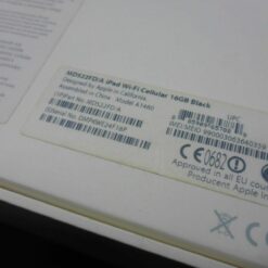 nur VERPACKUNG für iPad 4 Wi-Fi 16GB black ** ohne iPad ** Box Schachtel MD522FD