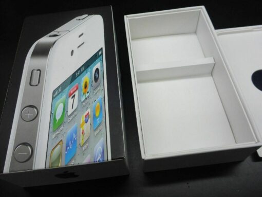 nur VERPACKUNG für iPhone 4 32GB weiß *ohne iPhone* Box Schachtel Karton Apple – Bild 3