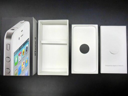 nur VERPACKUNG für iPhone 4 32GB weiß *ohne iPhone* Box Schachtel Karton Apple
