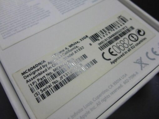 nur VERPACKUNG für iPhone 4 32GB weiß *ohne iPhone* Box Schachtel Karton Apple – Bild 9