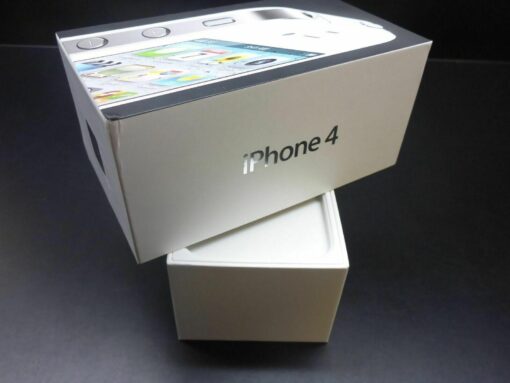 nur VERPACKUNG für iPhone 4 8GB weiß *ohne iPhone* Box Schachtel Karton Apple – Bild 4