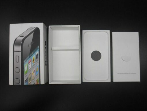 nur VERPACKUNG für iPhone 4S 16GB schwarz * ohne iPhone * Box Schachtel Karton – Bild 5