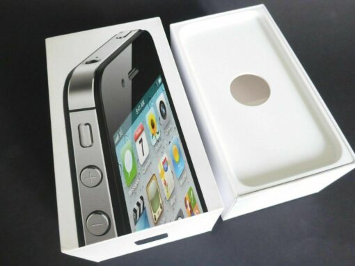 nur VERPACKUNG für iPhone 4S 16GB schwarz *ohne iPhone* Box Schachtel Karton GB – Bild 4