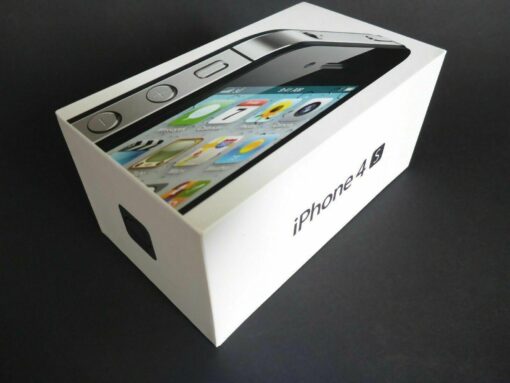 nur VERPACKUNG für iPhone 4S 16GB schwarz *ohne iPhone* Box Schachtel Karton GB – Bild 5
