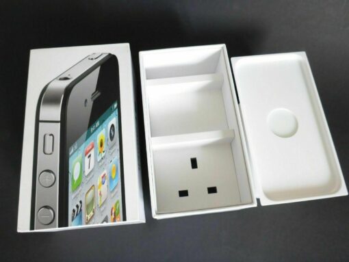 nur VERPACKUNG für iPhone 4S 16GB schwarz *ohne iPhone* Box Schachtel Karton GB