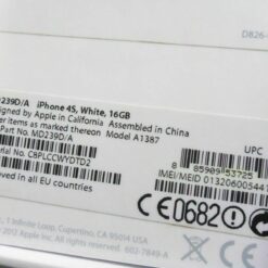nur VERPACKUNG für iPhone 4S 16GB weiß *ohne iPhone* Box Schachtel Karton Apple