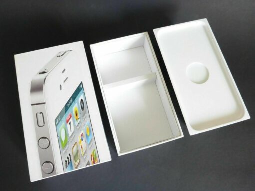 nur VERPACKUNG für iPhone 4S 64GB weiß *ohne iPhone* Box Schachtel Karton BLANKO