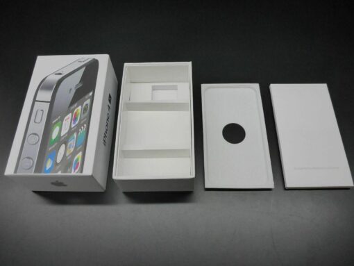 nur VERPACKUNG für iPhone 4S 8GB schwarz * ohne iPhone * Box Schachtel Karton
