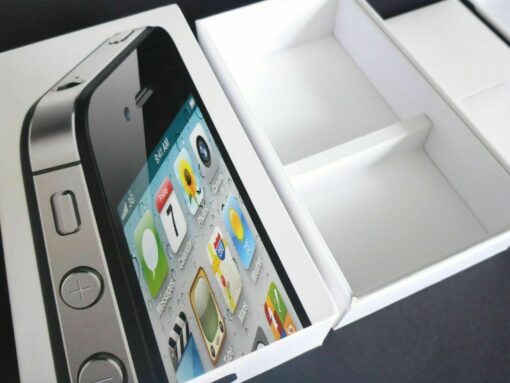 nur VERPACKUNG für iPhone 4S BLANKO schwarz * ohne iPhone * Box Schachtel Karton – Bild 3