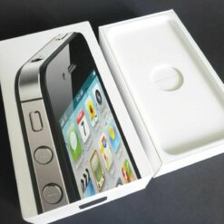 nur VERPACKUNG für iPhone 4S BLANKO schwarz * ohne iPhone * Box Schachtel Karton