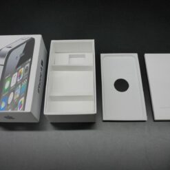 nur VERPACKUNG für iPhone 4S BLANKO schwarz ** ohne iPhone ** Box Schachtel OVP