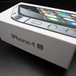 nur VERPACKUNG für iPhone 4S BLANKO schwarz ** ohne iPhone ** Box Schachtel OVP