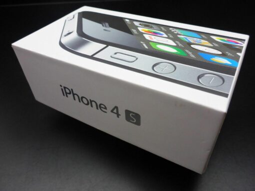 nur VERPACKUNG für iPhone 4S BLANKO schwarz ** ohne iPhone ** Box Schachtel OVP – Bild 4