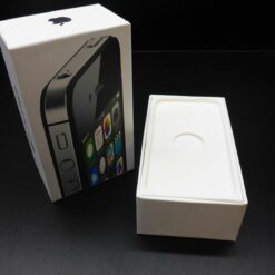 nur VERPACKUNG für iPhone 4S BLANKO schwarz ** ohne iPhone ** Box Schachtel OVP