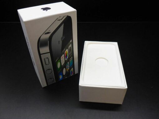 nur VERPACKUNG für iPhone 4S BLANKO schwarz ** ohne iPhone ** Box Schachtel OVP – Bild 5