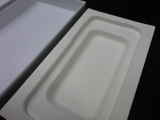 nur VERPACKUNG für iPhone 5 5S Slimbox *ohne iPhone* weiße Box Schachtel Karton – Bild 3