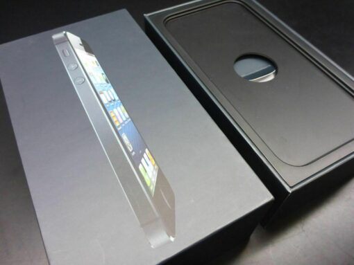 nur VERPACKUNG für iPhone 5 BLACK 32GB *ohne iPhone* Box Schachtel APPLE 86