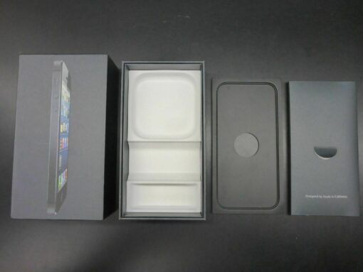 nur VERPACKUNG für iPhone 5 BLACK 64GB * ohne iPhone * Box Schachtel APPLE MD662