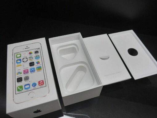 nur VERPACKUNG für iPhone 5S GOLD weiß 16GB *ohne iPhone* Box Schachtel APPLE