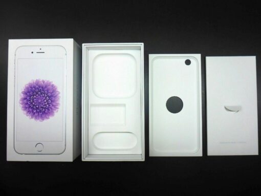 nur VERPACKUNG für iPhone 6 SILVER 16GB BLANKO *ohne iPhone* Box Schachtel APPLE
