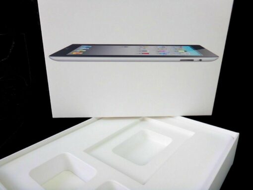 nur VERPACKUNG iPad 2 Wi-Fi 3G 64GB BLACK *ohne iPad* Box Schachtel Apple