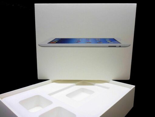 nur VERPACKUNG iPad 3 Wi-Fi CELLULAR 64GB weiß *ohne iPad* Box Schachtel Apple