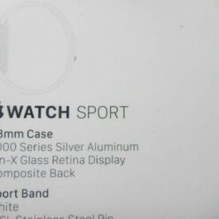 nur Verpackung für Apple iWatch 1 silber 38mm *ohne Uhr* BOX Schachtel Karton