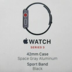 nur Verpackung für Apple iWatch 3 42mm GRAY CELL *ohne Uhr* BOX Schachtel Karton