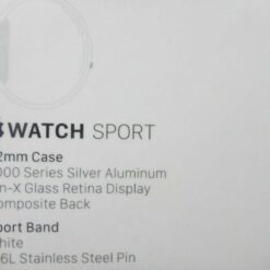 nur Verpackung für Apple iWatch weiß 42mm silber *ohne Uhr* BOX Schachtel Karton