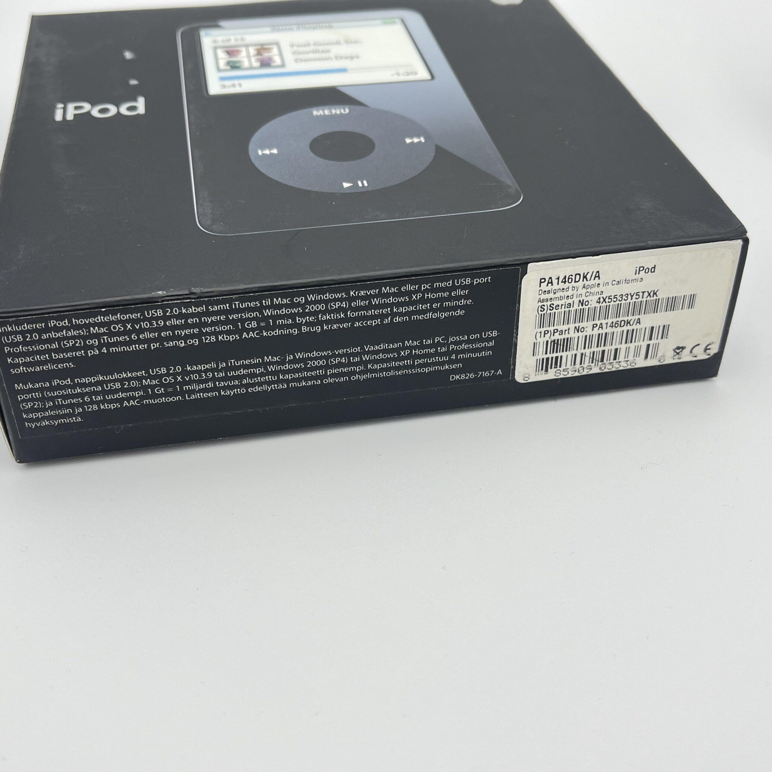 Apple iPod classic 30GB schwarz, black PA146DK/A 5. Generation – Bild 3